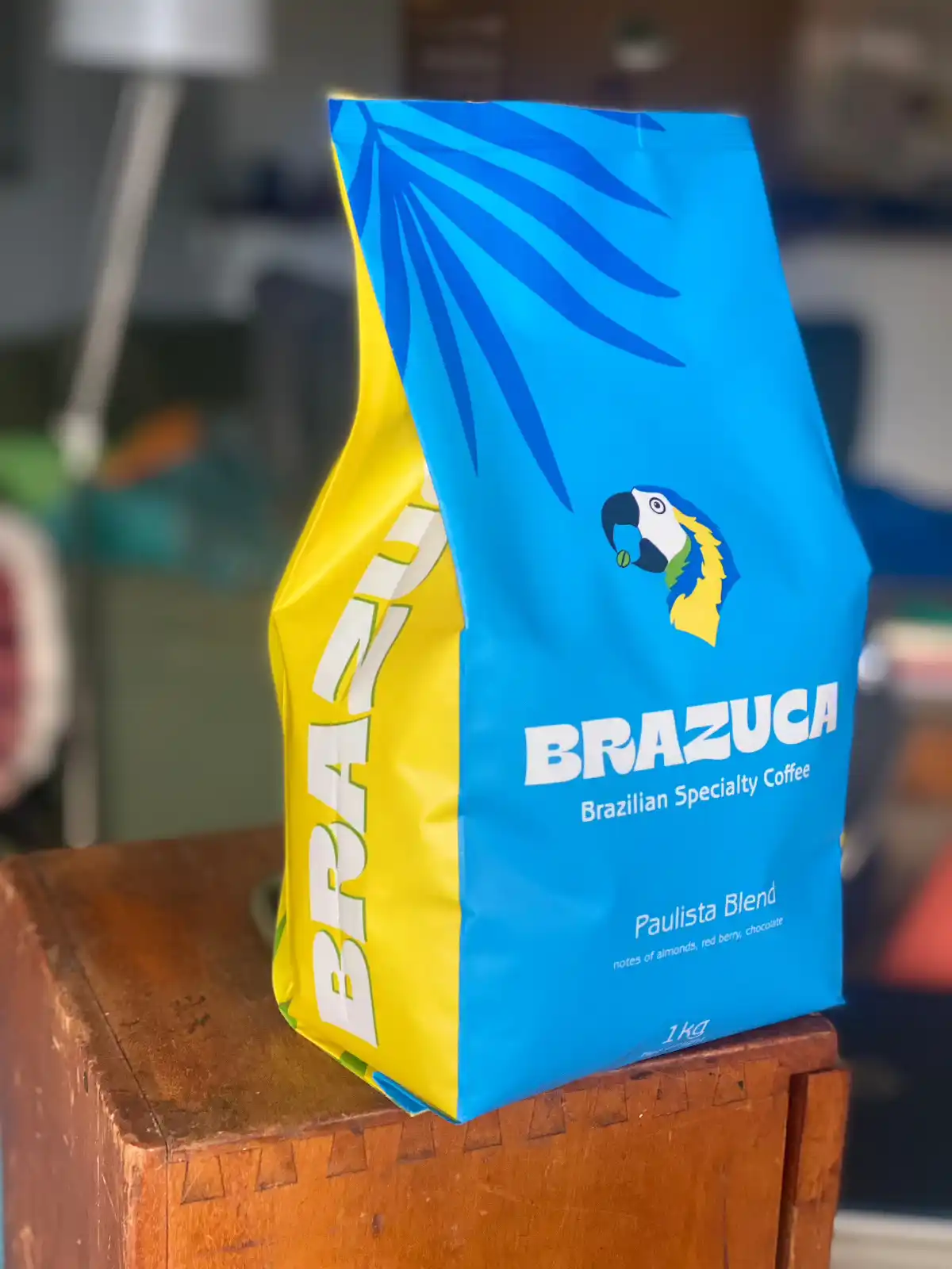 brazuca blue coffee bag